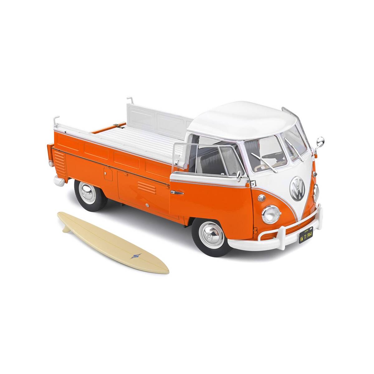 Solido 1/18 Volkswagen T1 Pick-up Orange / White 1950 S1806701