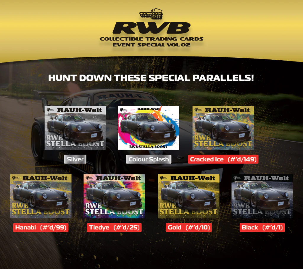 Tarmac Cards Event Special Pack - RWB Vol.02 Box TC-RWBE-02 - Thumbnail