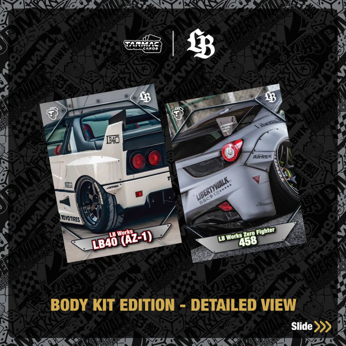 Tarmac Cards Liberty Walk Collectible Trading Cards Vol.01 Box TC-LBC-01