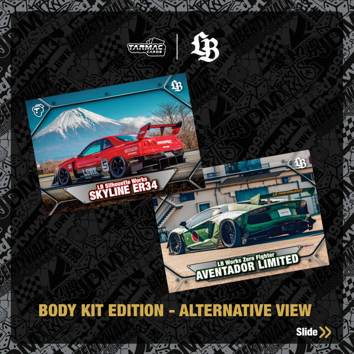 Tarmac Cards Liberty Walk Collectible Trading Cards Vol.01 Box TC-LBC-01