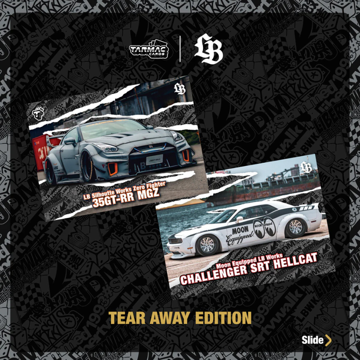 Tarmac Cards Liberty Walk Collectible Trading Cards Vol.01 Box TC-LBC-01 - Thumbnail