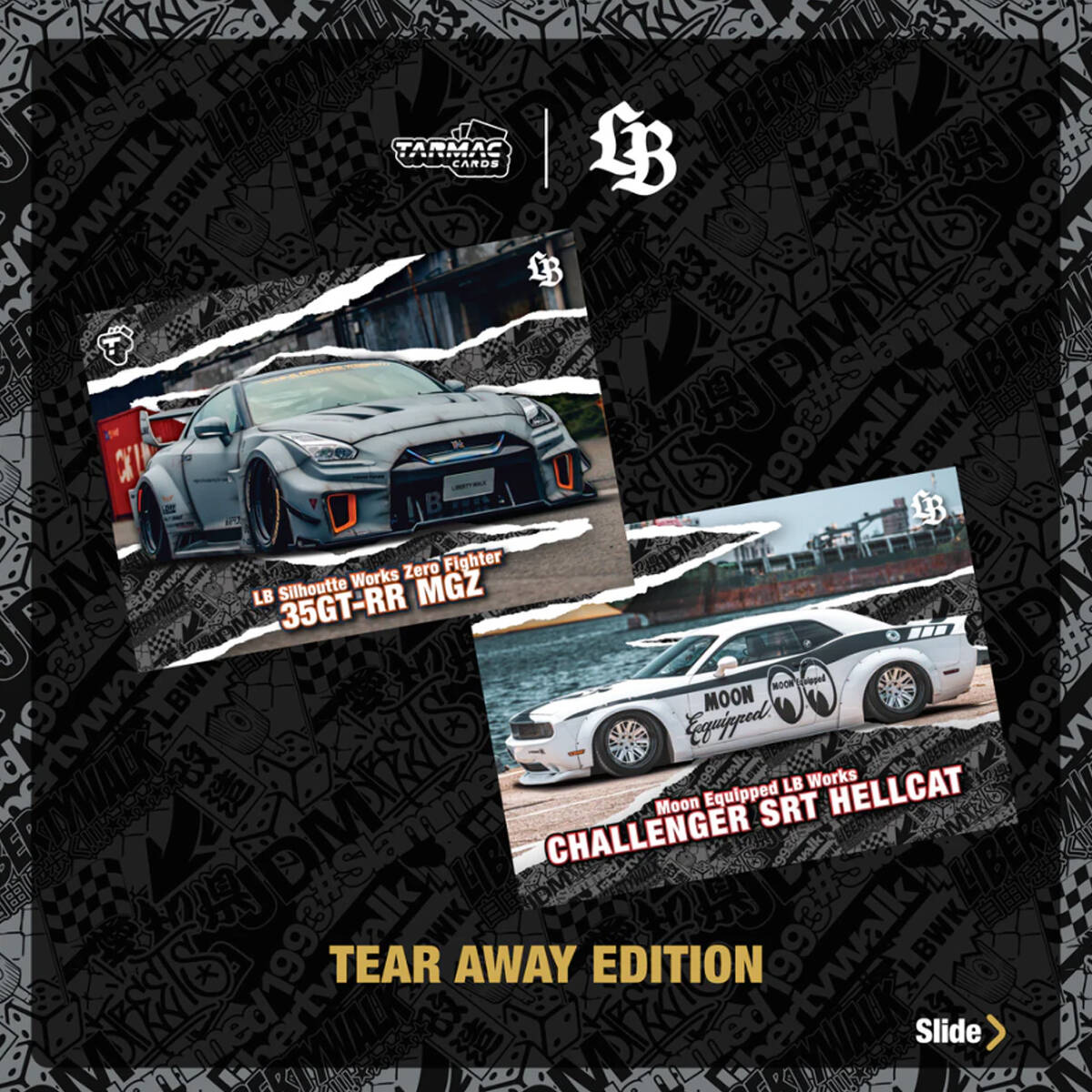 Tarmac Cards Liberty Walk Collectible Trading Cards Vol.01 Box TC-LBC-01