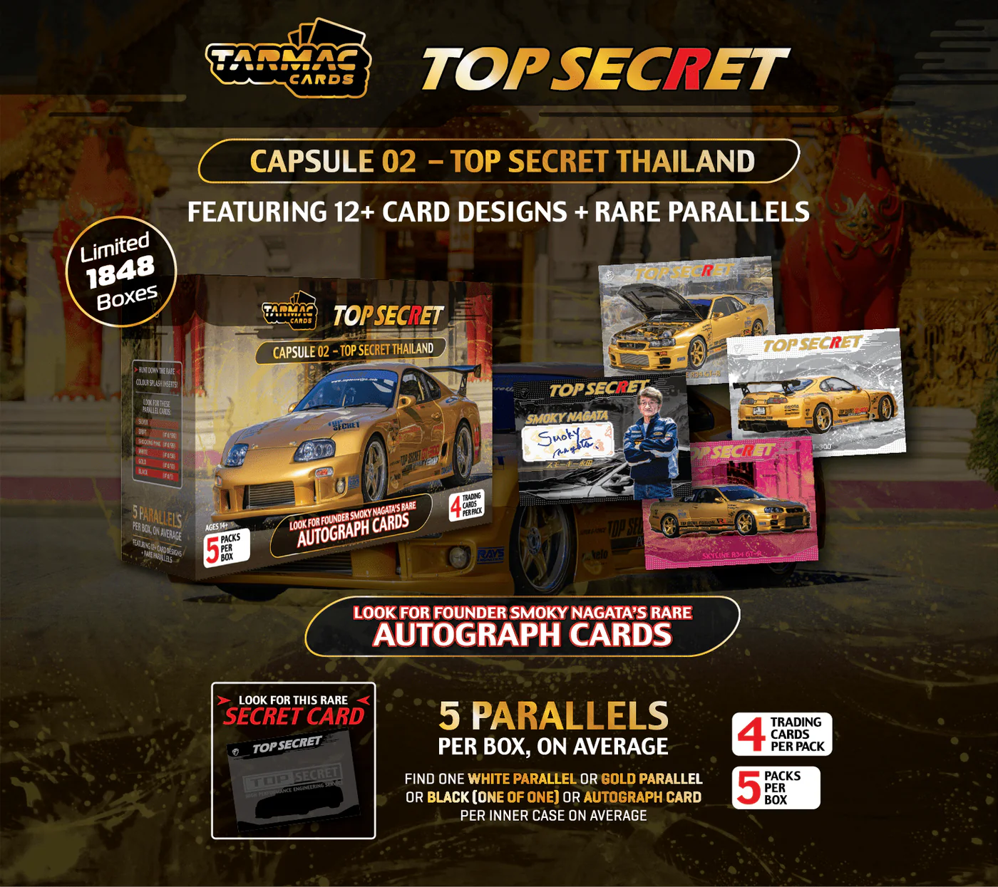 Tarmac Cards - Top Secret Capsule 02 - Top Secret Thailand (Inner Case) TC-TSE-02 - Thumbnail