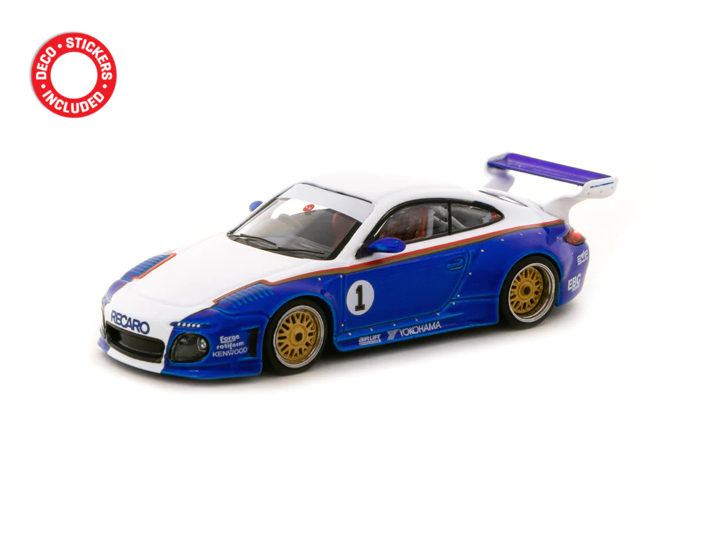 Tarmac Works - Tarmac Works 1/64 Old & New 997 Blue / White - HOBBY64 Tarmac Works - Tarmac Works 1/64 Old & New 997 Blue / White - HOBBY64