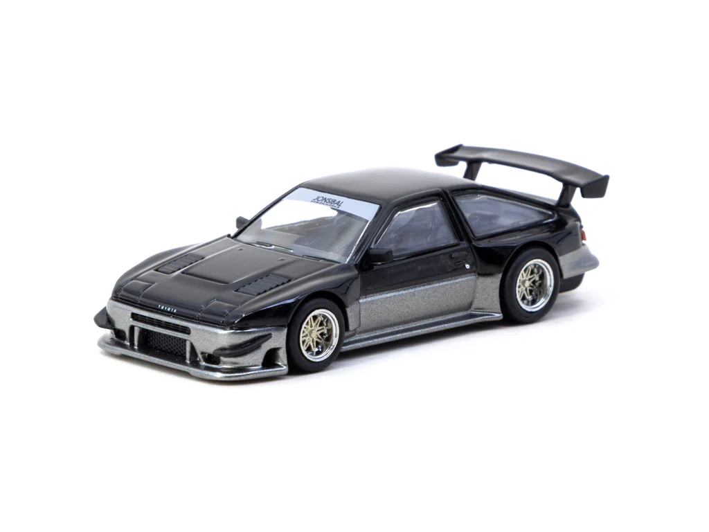 Tarmac Works - Tarmac Works 1/64 Toyota Sprinter Trueno AE86 Widebody Black/Grey - Designed by Jon Sibal - Malaysia Special Edition - GLOBAL64 T64G-060-BG