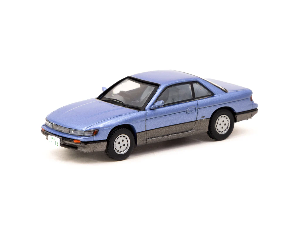 Tarmac Works - Tarmac Works 1/64 VERTEX Nissan Silvia S13 Blue/Grey - GLOBAL64 T64G-025-PU