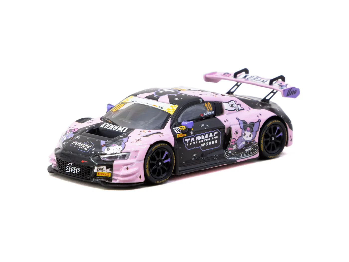 Tarmac Works - Tarmac Works 1/64 Audi R8 LMS GT3 evo II Macau GT Cup - FIA GT World Cup 2024 #10 with Tarmac Cards Combo Set - HOBBY64 T64-043-24MGP10