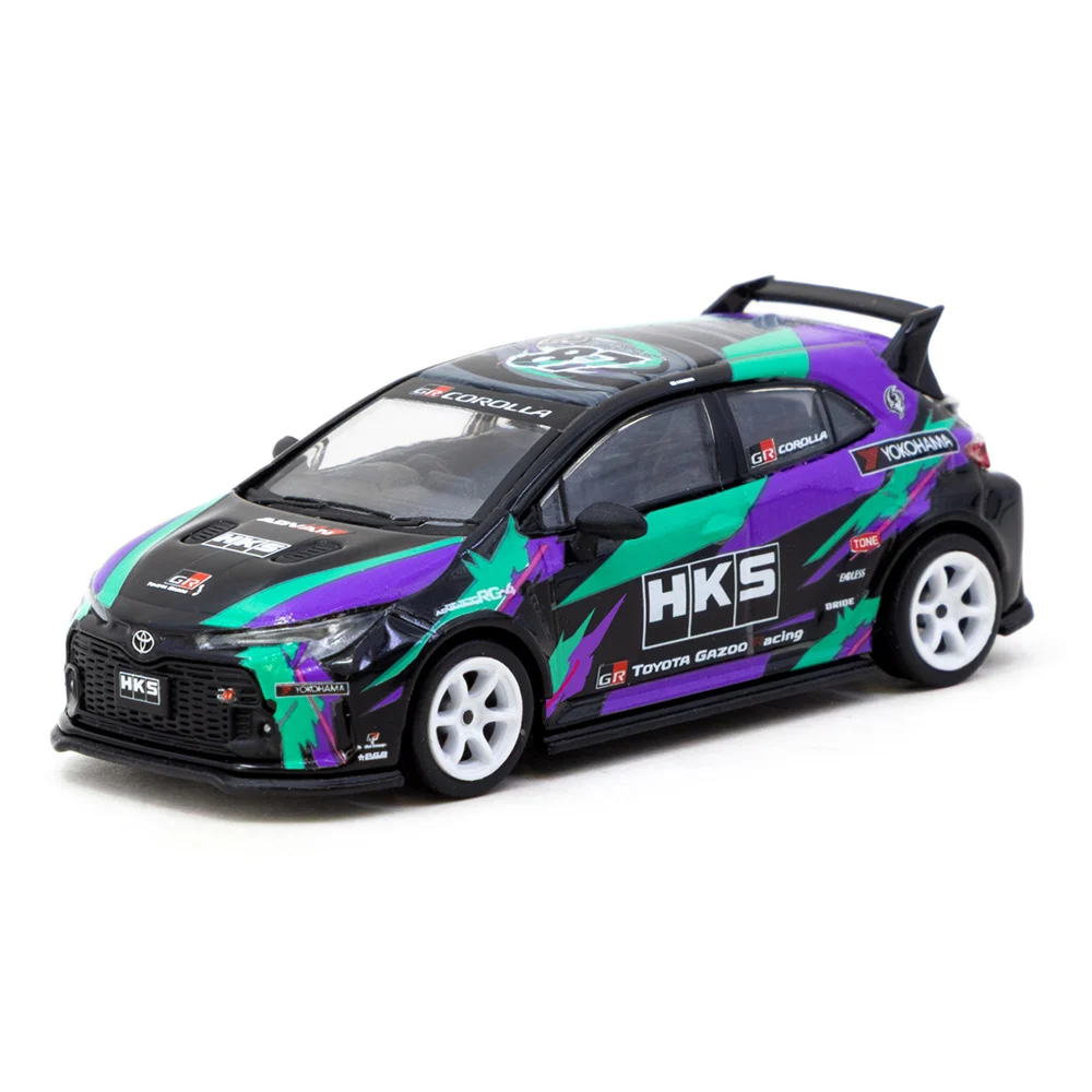 Tarmac Works - Tarmac Works 1/64 HKS Toyota GR Corolla T64G-066-HKS