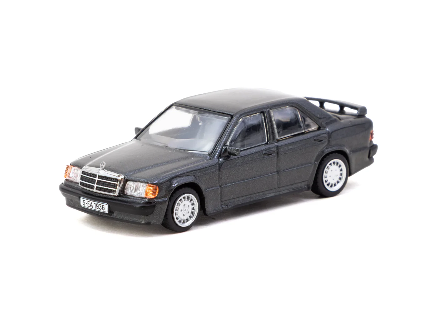 Tarmac Works - Tarmac Works 1/64 Mercedes-Benz 190 E 2.3-16 Blue-Black metallic - GLOBAL64 T64G-047-BK