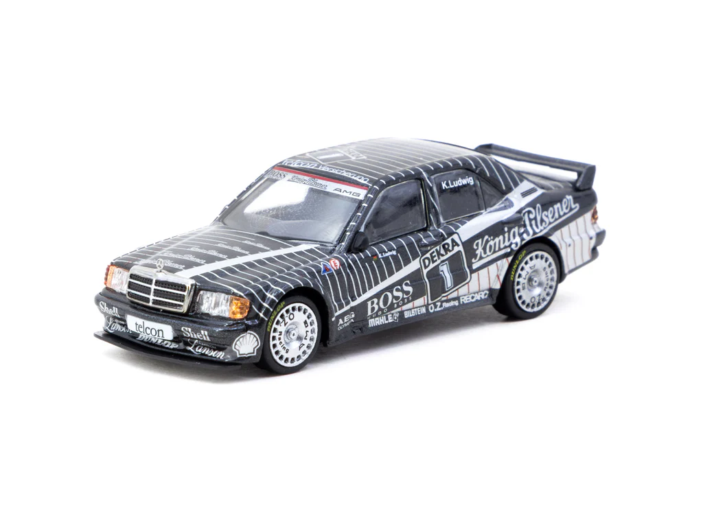 Tarmac Works - Tarmac Works 1/64 Mercedes-Benz 190 E 2.5-16 EVO 1 #01 - GLOBAL64 T64G-057-89DTM01 Tarmac Works - Tarmac Works 1/64 Mercedes-Benz 190 E 2.5-16 EVO 1 #01 - GLOBAL64 T64G-057-89DTM01