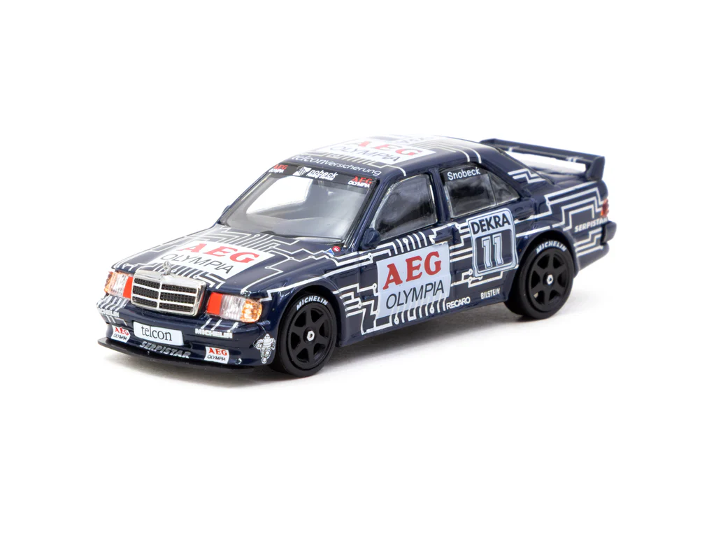 Tarmac Works - Tarmac Works 1/64 Mercedes-Benz 190 E 2.5-16 EVO 1 DTM 1989 Dany Snobeck - GLOBAL64 T64G-057-89DTM11