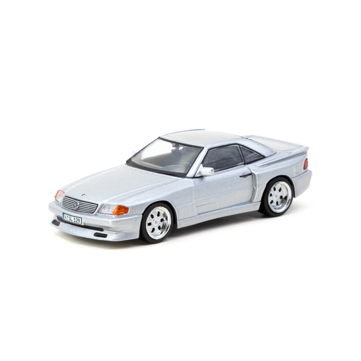 Tarmac Works - Tarmac Works 1/64 Mercedes-Benz SL 500 Koenig Specials Silver - GLOBAL64 T64G-045-SL Tarmac Works - Tarmac Works 1/64 Mercedes-Benz SL 500 Koenig Specials Silver - GLOBAL64 T64G-045-SL