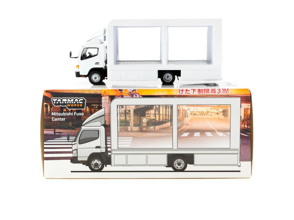 Tarmac Works - Tarmac Works 1/64 Mitsubishi Fuso Canter Mobile Display Truck - TRUCK64 T64T-TL002-DW