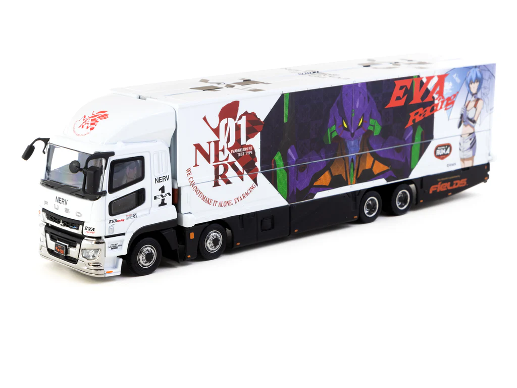 Tarmac Works - Tarmac Works 1/64 Mitsubishi Fuso Super Great EVA Racing - TRUCK64 T64T-TL001-EVA