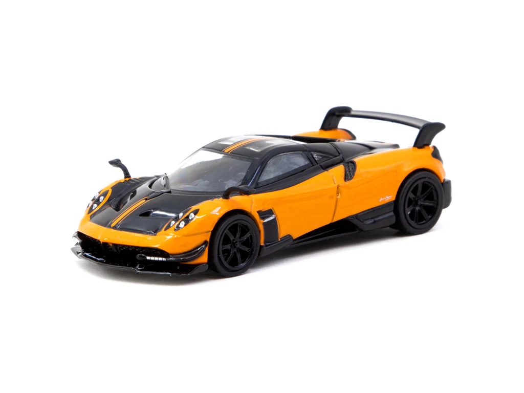 Tarmac Works - Tarmac Works 1/64 Pagani Huayra BC Arancio Saint Tropez - GLOBAL64 T64G-TL014-OR