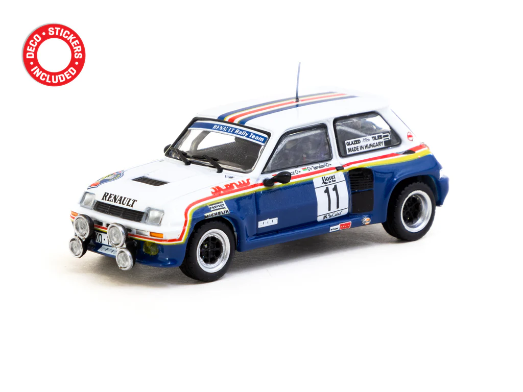 Tarmac Works - Tarmac Works 1/64 Renault 5 Turbo Rally Costa Brava 1985 #11 - HOBBY64 T64-TL060-85RCB11