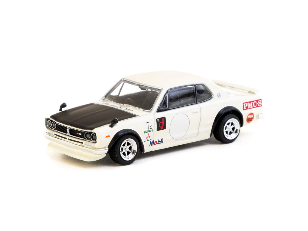 Tarmac Works - Tarmac Works 1/64 Skyline HT 2000GT-R White - GLOBAL64 T64G-043-WH2 Tarmac Works - Tarmac Works 1/64 Skyline HT 2000GT-R White - GLOBAL64 T64G-043-WH2