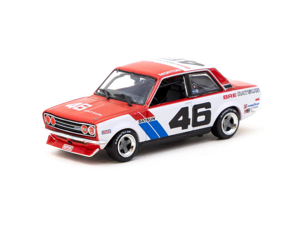 Tarmac Works 1/64 BRE Datsun 510 Trans-Am 2.5 Championship 1971 #46 - USA Special Edition - HOBBY64 T64-052-71BRE46