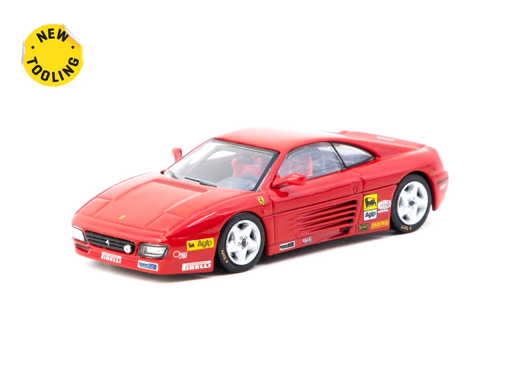 Tarmac Works 1/64 Ferrari 348 Challenge Presentation - HOBBY64 T64-082-PRE