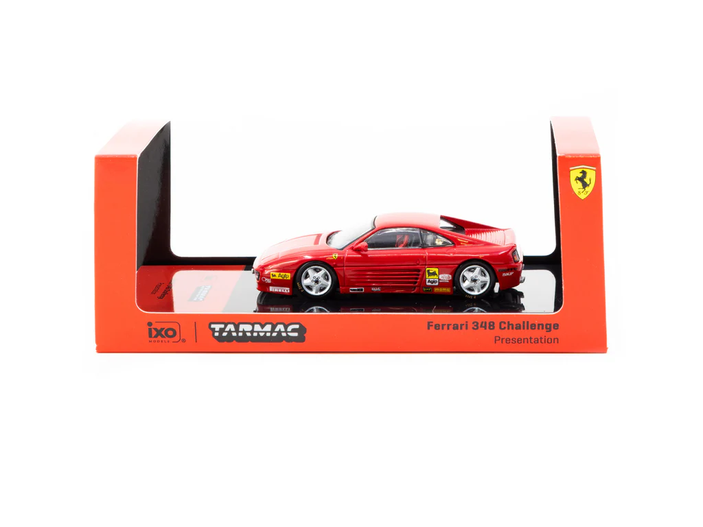 Tarmac Works 1/64 Ferrari 348 Challenge Presentation - HOBBY64 T64-082-PRE
