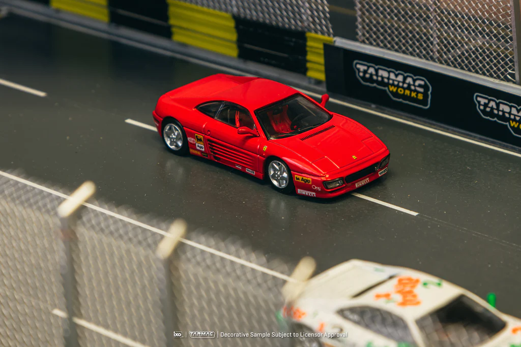 Tarmac Works 1/64 Ferrari 348 Challenge Presentation - HOBBY64 T64-082-PRE