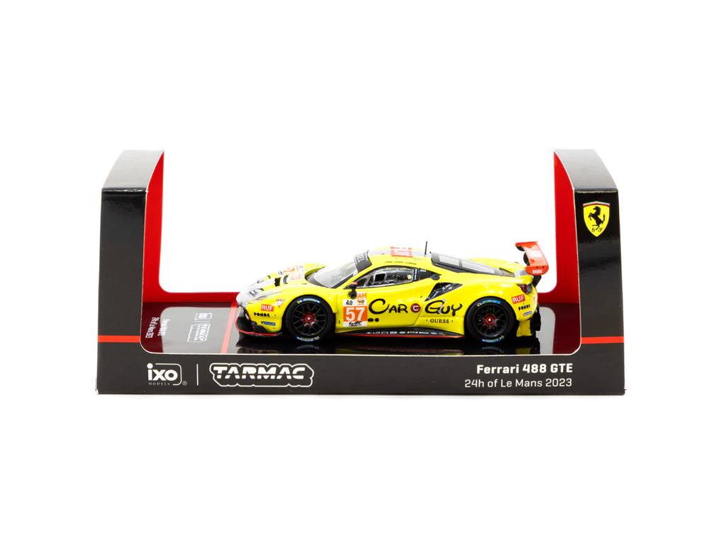 Tarmac Works 1/64 Ferrari 488 GTE 24h of Le Mans 2023 #57 - HOBBY64 T64-071-23LM57