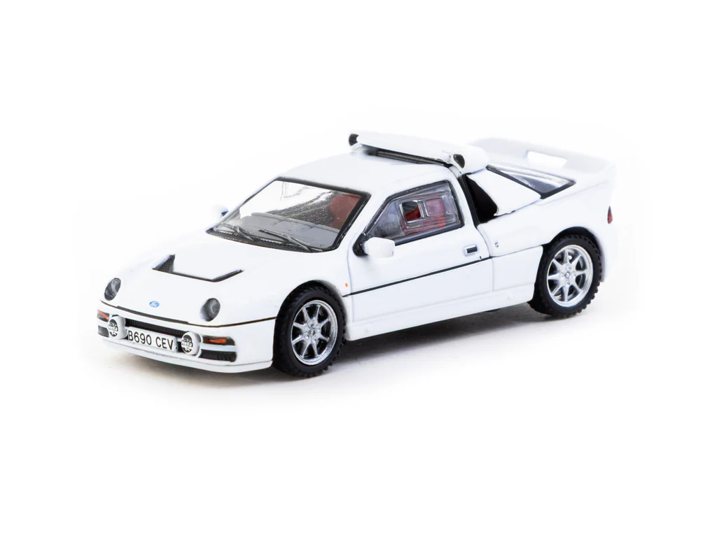 Tarmac Works 1/64 Ford RS200 White - HOBBY64+ T64P-001-WH