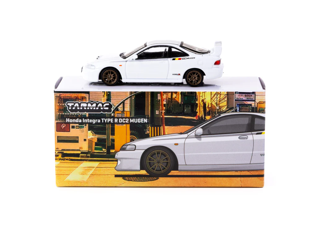 Tarmac Works 1/64 Honda Integra TYPE R DC2 MUGEN Championship White - GLOBAL64 T64G-TL059-WH - Thumbnail