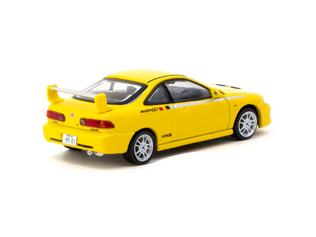 Tarmac Works 1/64 Honda Integra TYPE R DC2 MUGEN Sunlight Yellow - GLOBAL64 T64G-TL059-YL