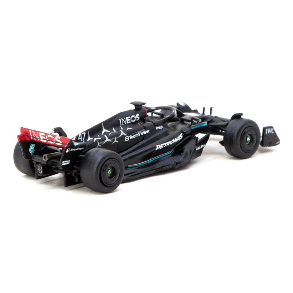 Tarmac Works 1/64 Mercedes-AMG F1 W14 E Performance Spanish Grand Prix Tyre Testing 2023 Mick Schumacher T64G-F064-MS1 - Thumbnail