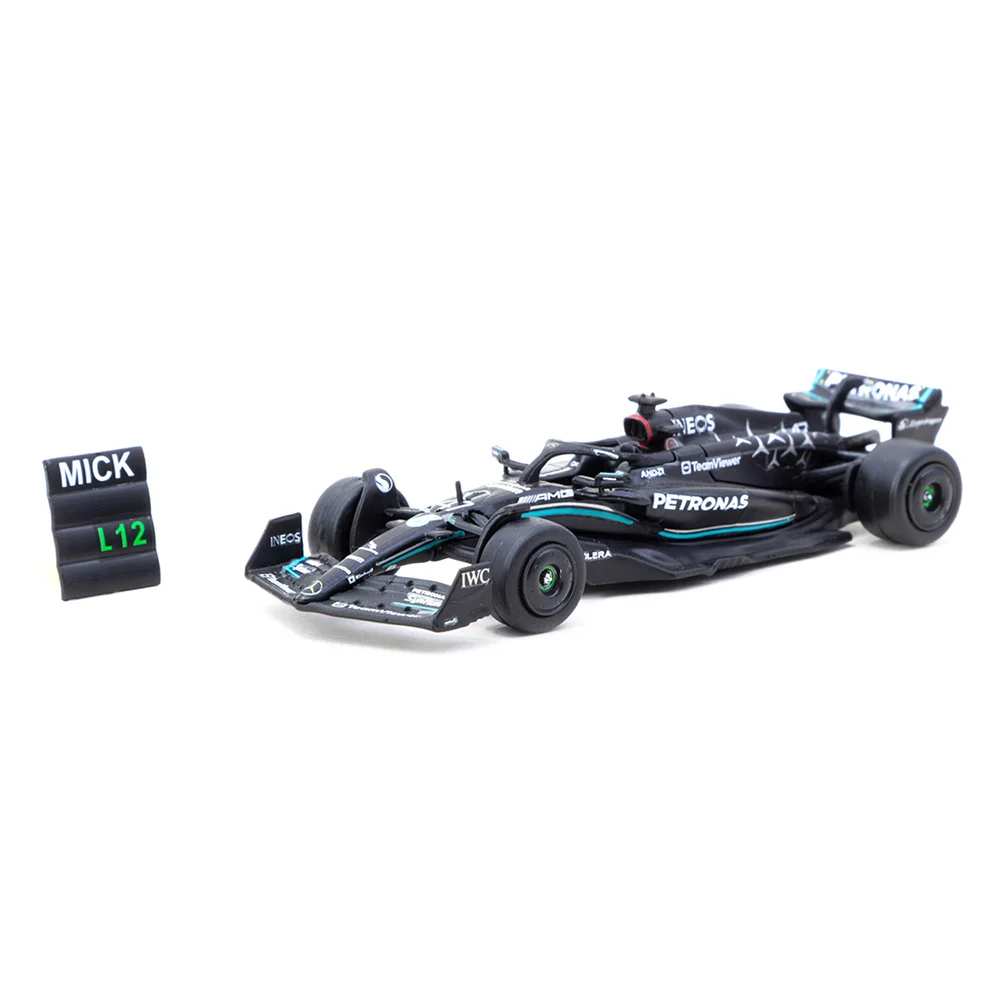 Tarmac Works 1/64 Mercedes-AMG F1 W14 E Performance Spanish Grand Prix Tyre Testing 2023 Mick Schumacher T64G-F064-MS1 - Thumbnail