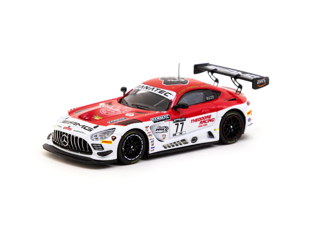 Tarmac Works 1/64 Mercedes-AMG GT3 Indianapolis 8 Hour 2022 #77 Winner - HOBBY64 - Thumbnail