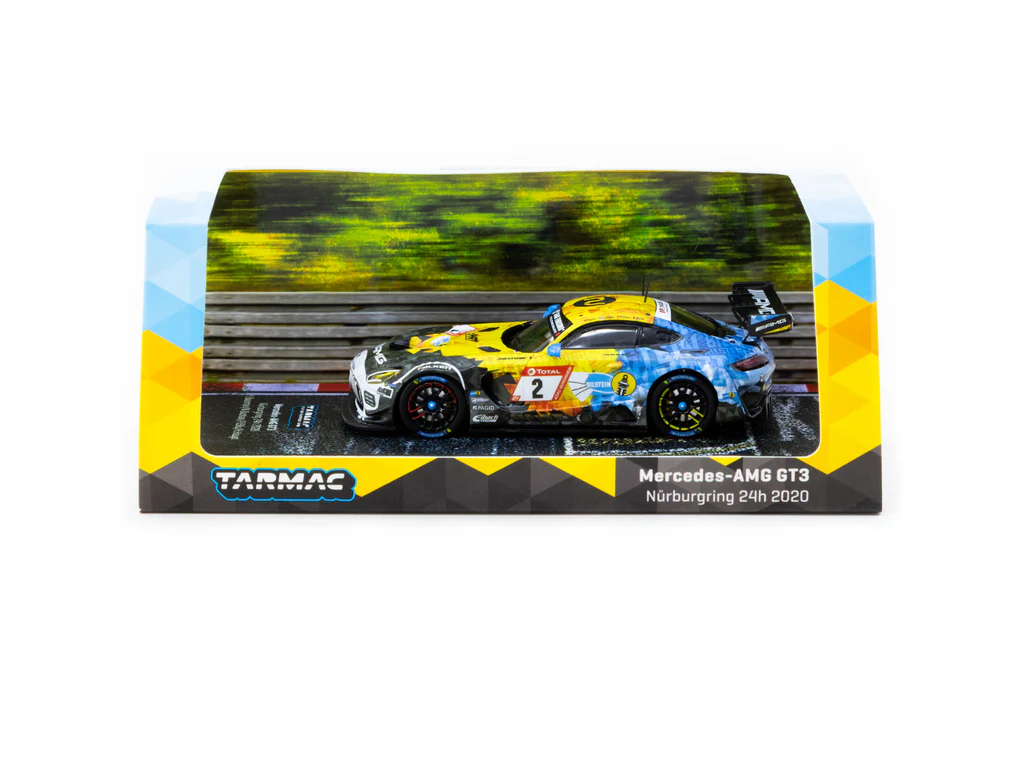 Tarmac Works 1/64 Mercedes-AMG GT3 Nürburgring 24h 2020 #02 - HOBBY64 T64-062-20NUR02 - Thumbnail