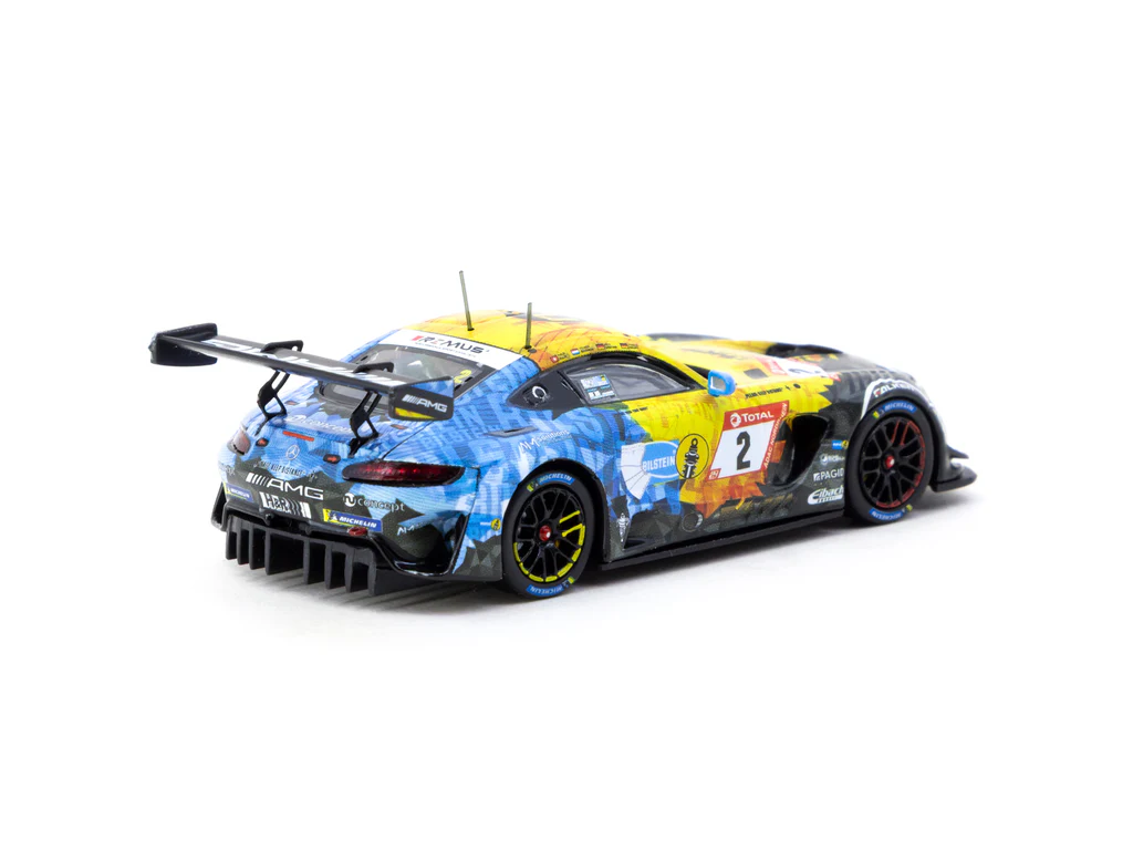 Tarmac Works 1/64 Mercedes-AMG GT3 Nürburgring 24h 2020 #02 - HOBBY64 T64-062-20NUR02