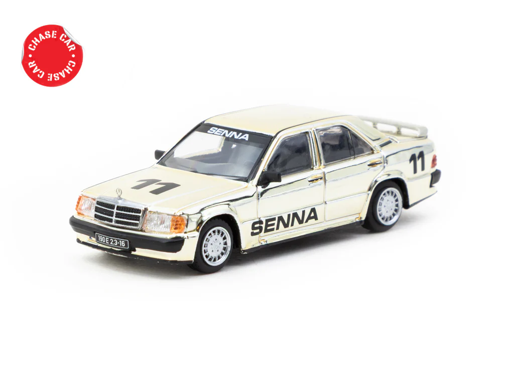 Tarmac Works 1/64 Mercedes-Benz 190 E 2.3-16 Race of Champion 1984 #11 - GLOBAL64 T64G-047-84ROC11