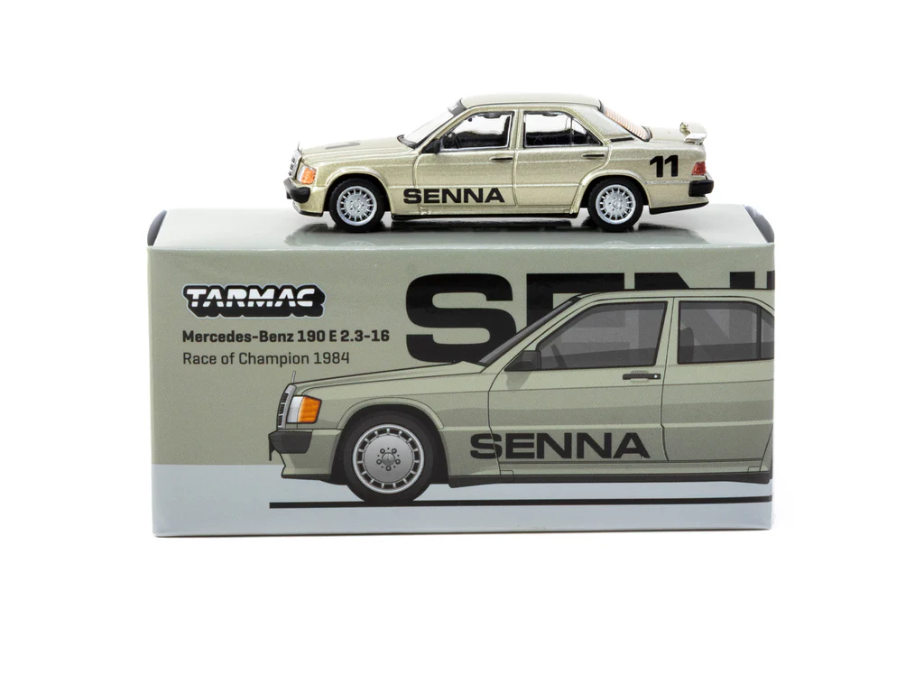 Tarmac Works 1/64 Mercedes-Benz 190 E 2.3-16 Race of Champion 1984 #11 - GLOBAL64 T64G-047-84ROC11 - Thumbnail