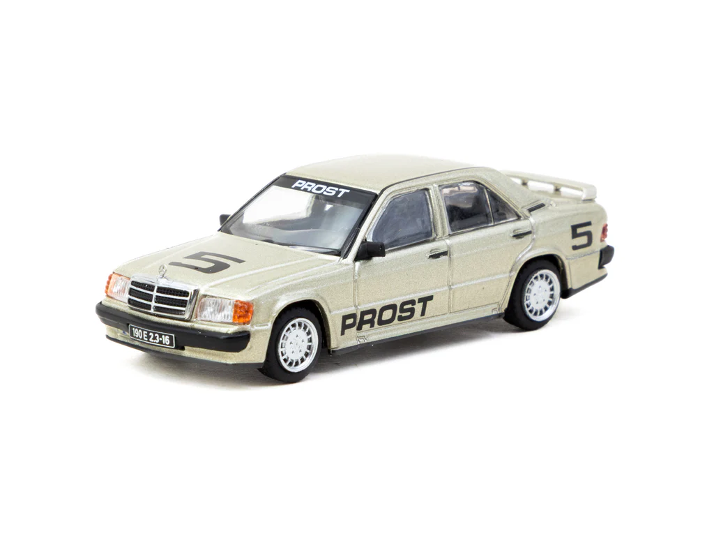 Tarmac Works 1/64 Mercedes-Benz 190 E 2.3-16 Race of Champion 1984 Alain Prost - GLOBAL64 T64G-047-84ROC05
