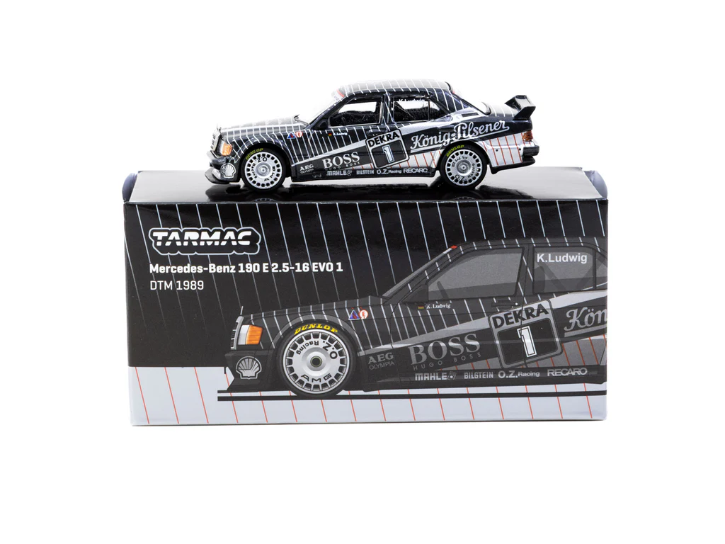 Tarmac Works 1/64 Mercedes-Benz 190 E 2.5-16 EVO 1 #01 - GLOBAL64 T64G-057-89DTM01 - Thumbnail