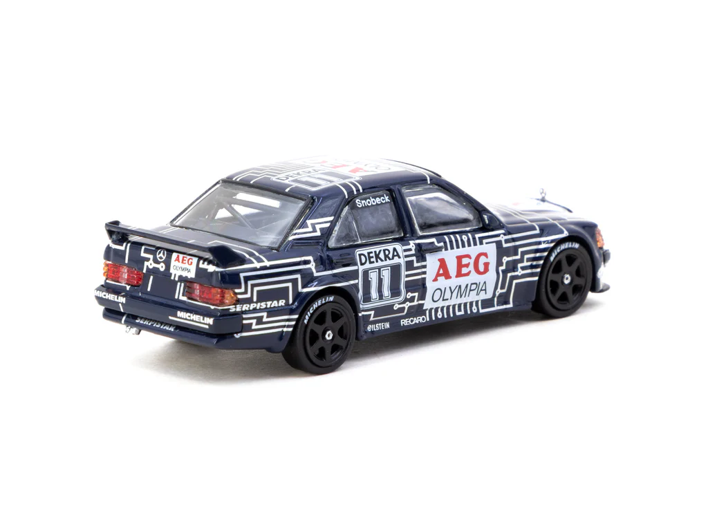 Tarmac Works 1/64 Mercedes-Benz 190 E 2.5-16 EVO 1 DTM 1989 Dany Snobeck - GLOBAL64 T64G-057-89DTM11 - Thumbnail