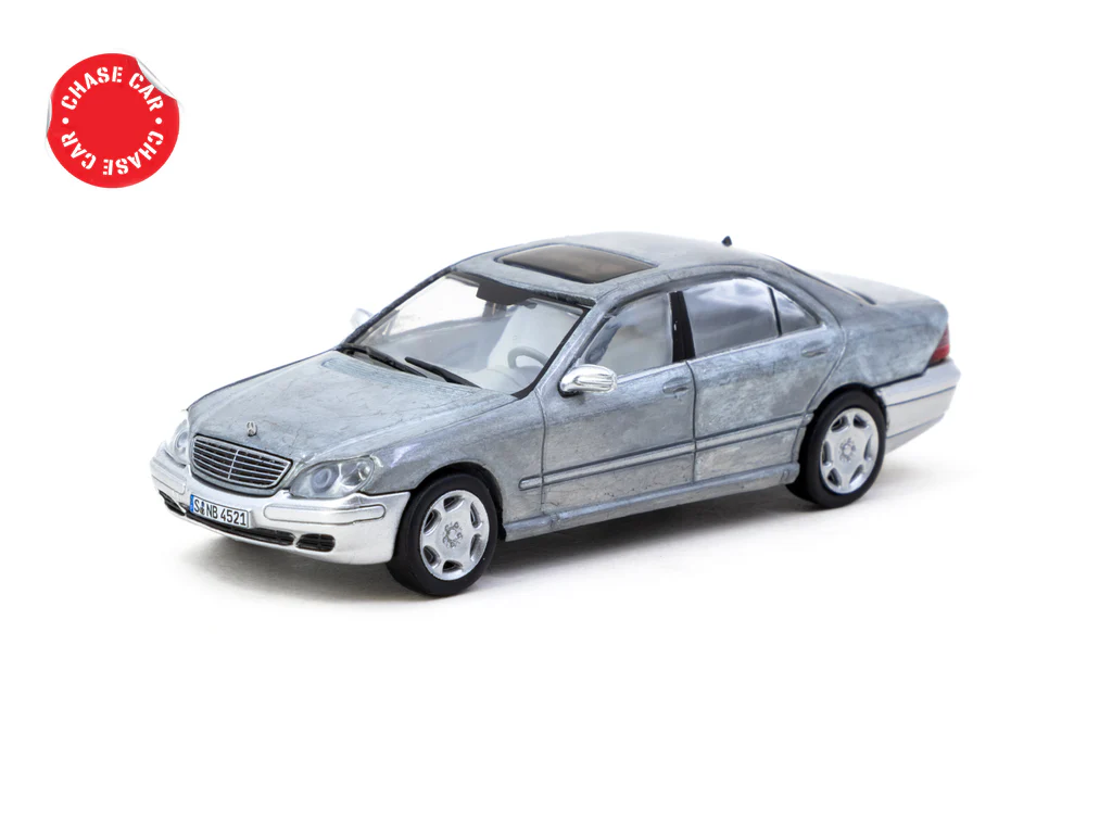 Tarmac Works 1/64 Mercedes-Benz S-Class Brilliant Silver Metallic - GLOBAL64 T64G-072-SL
