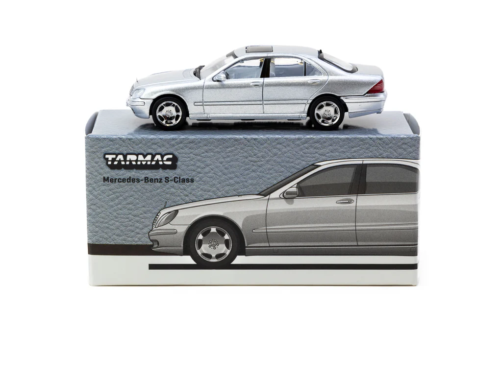 Tarmac Works 1/64 Mercedes-Benz S-Class Brilliant Silver Metallic - GLOBAL64 T64G-072-SL