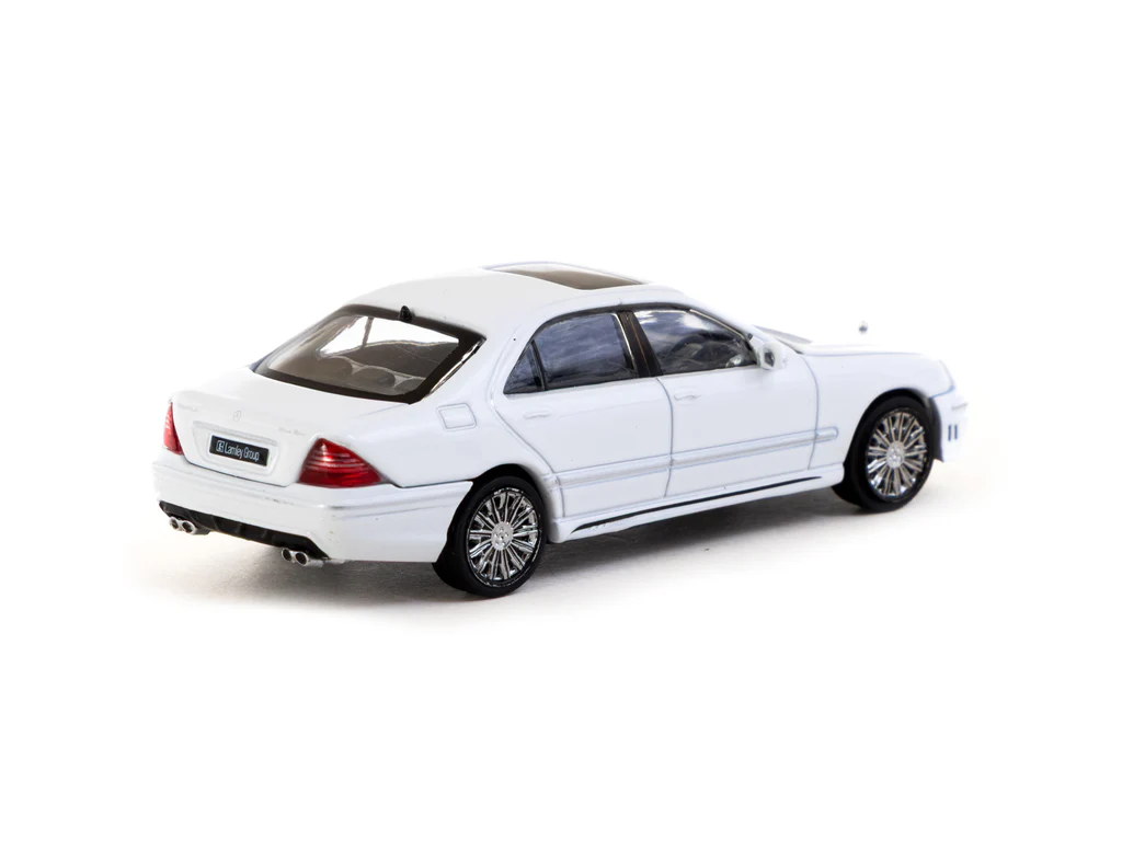 Tarmac Works 1/64 Mercedes-Benz S-Class Wald Alabaster White - Lamley Special Edition - GLOBAL64T64G-072-WH