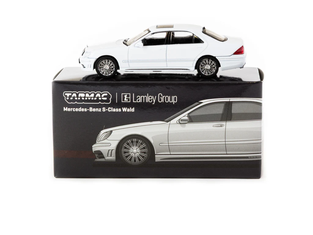 Tarmac Works 1/64 Mercedes-Benz S-Class Wald Alabaster White - Lamley Special Edition - GLOBAL64T64G-072-WH - Thumbnail