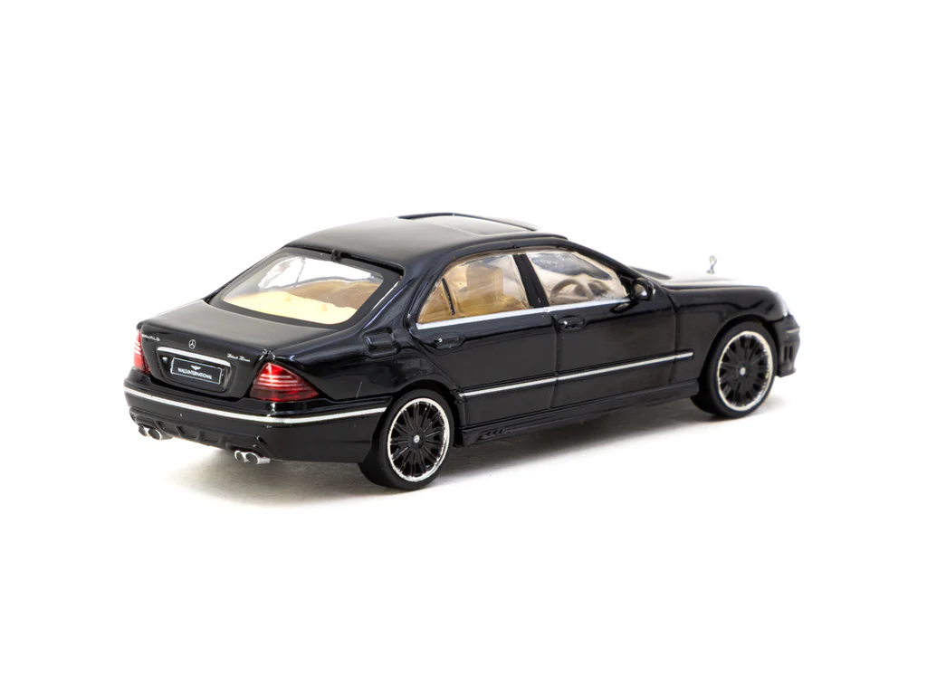 Tarmac Works 1/64 Mercedes-Benz S-Class Wald Black - GLOBAL64 T64G-072-BK