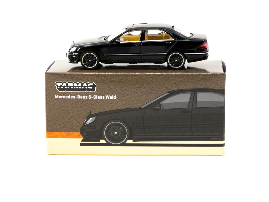 Tarmac Works 1/64 Mercedes-Benz S-Class Wald Black - GLOBAL64 T64G-072-BK