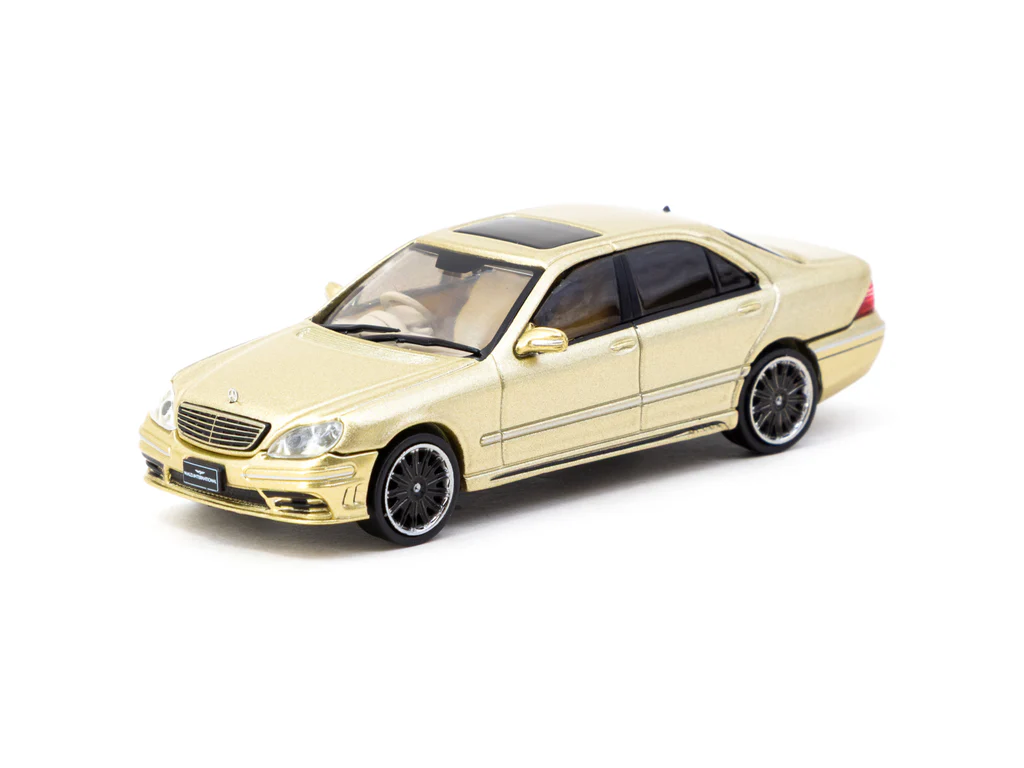 Tarmac Works 1/64 Mercedes-Benz S-Class Wald GOLD - CLDC Special Edition - GLOBAL64 T64G-072-GO - Thumbnail
