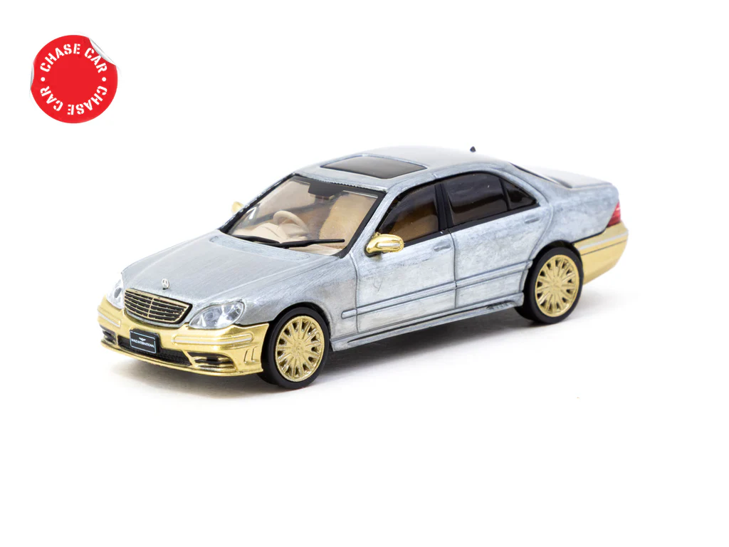 Tarmac Works 1/64 Mercedes-Benz S-Class Wald GOLD - CLDC Special Edition - GLOBAL64 T64G-072-GO