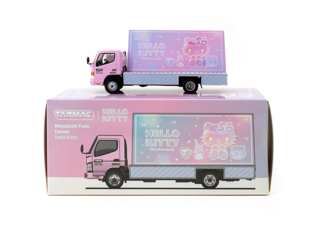 Tarmac Works 1/64 Mitsubishi Fuso Canter Hello Kitty - TRUCK64 T64T-TL002-HK - Thumbnail