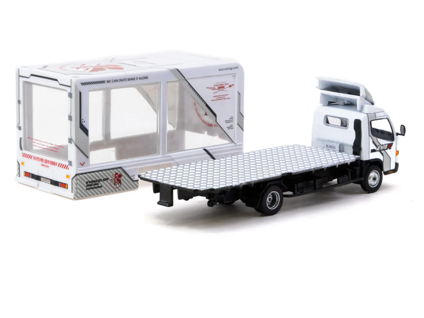 Tarmac Works 1/64 Mitsubishi Fuso Canter Mobile Display Truck EVA Racing - TRUCK64 T64T-TL002-EVA