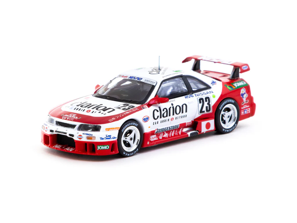Tarmac Works 1/64 Nissan NISMO GT-R LM 24h of Le Mans 1995 Presentation #23 - HOBBY64 T64-067-95LM23